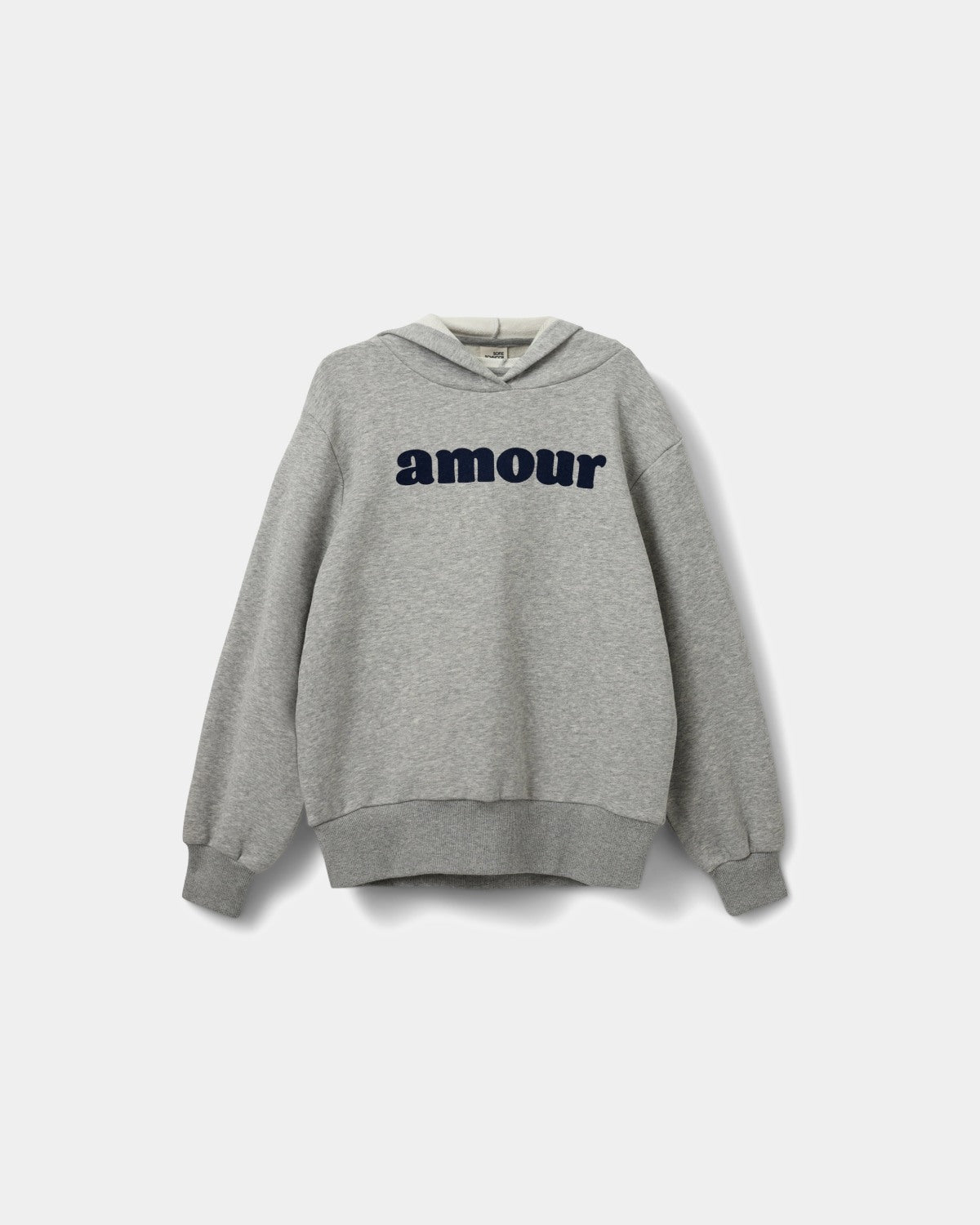 Sofie Schnoor YOUNG SIMONASY HÆTTETRØJE Hættetrøje 8010 Grey melange