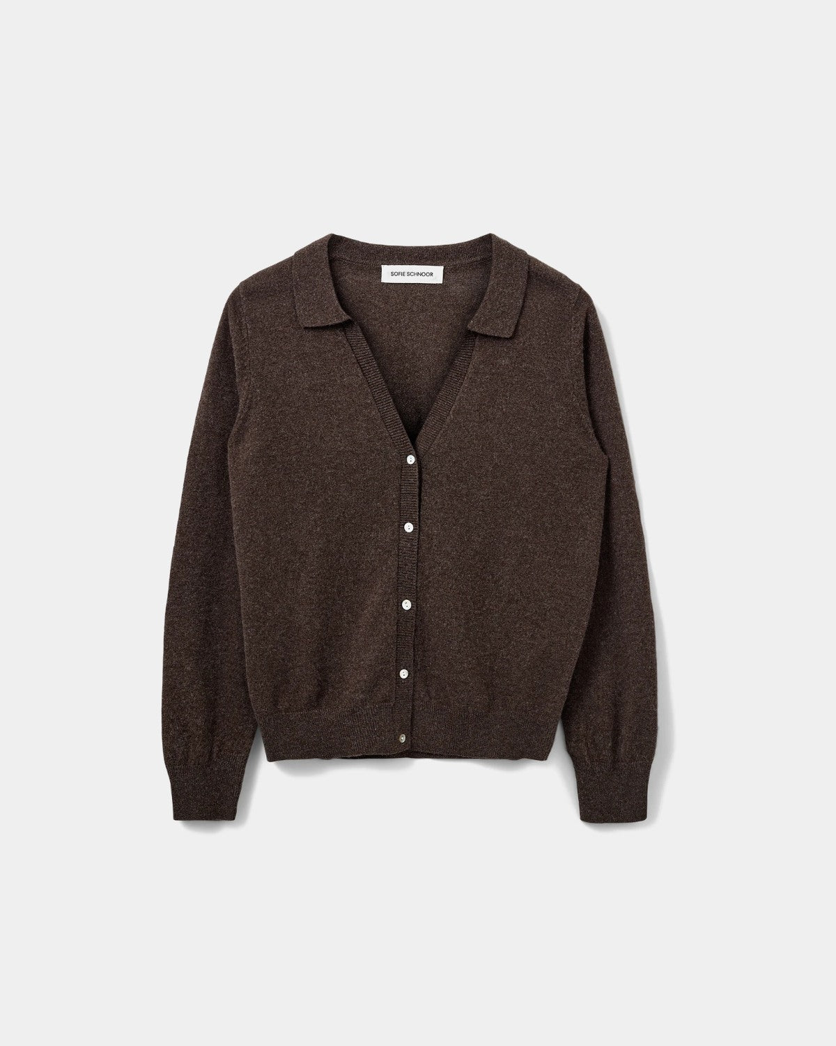 Sofie Schnoor WOMEN SKYLARSW CARDIGAN Cardigan 7129 Brown Fudge