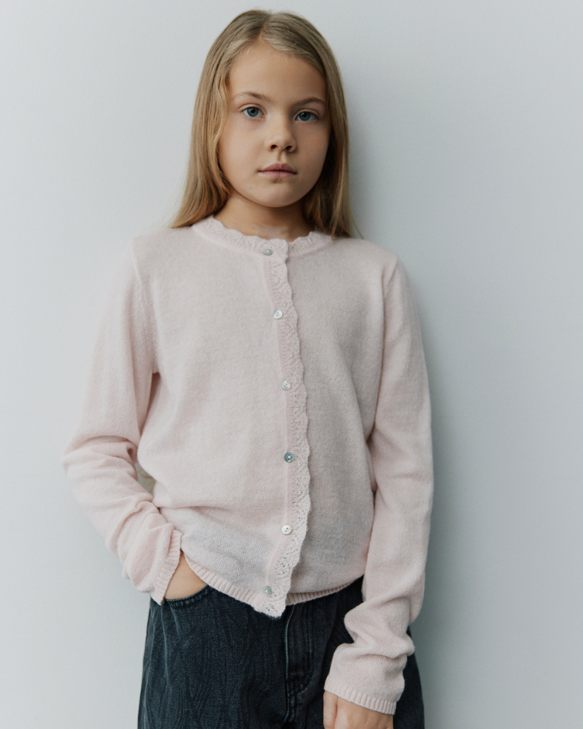 Sofie Schnoor YOUNG SKYLARSY CARDIGAN Cardigan 4108 Coral Pink