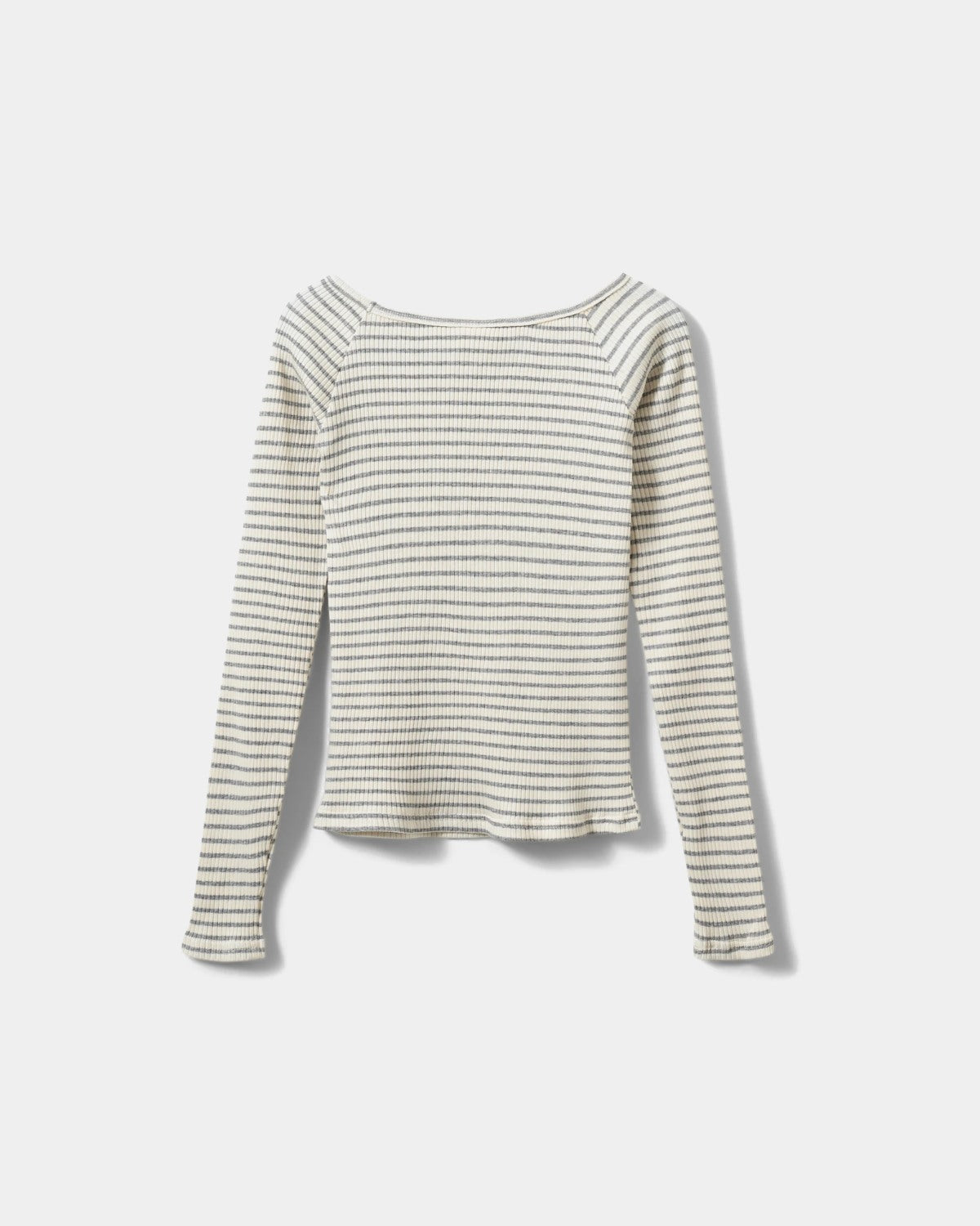 Sofie Schnoor YOUNG SOMASY T-SHIRT T-shirt lang ærmet 8048 Grey Striped