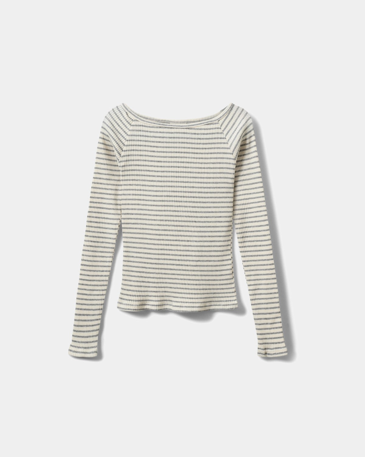 Sofie Schnoor YOUNG SOMASY T-SHIRT T-shirt lang ærmet 8048 Grey Striped