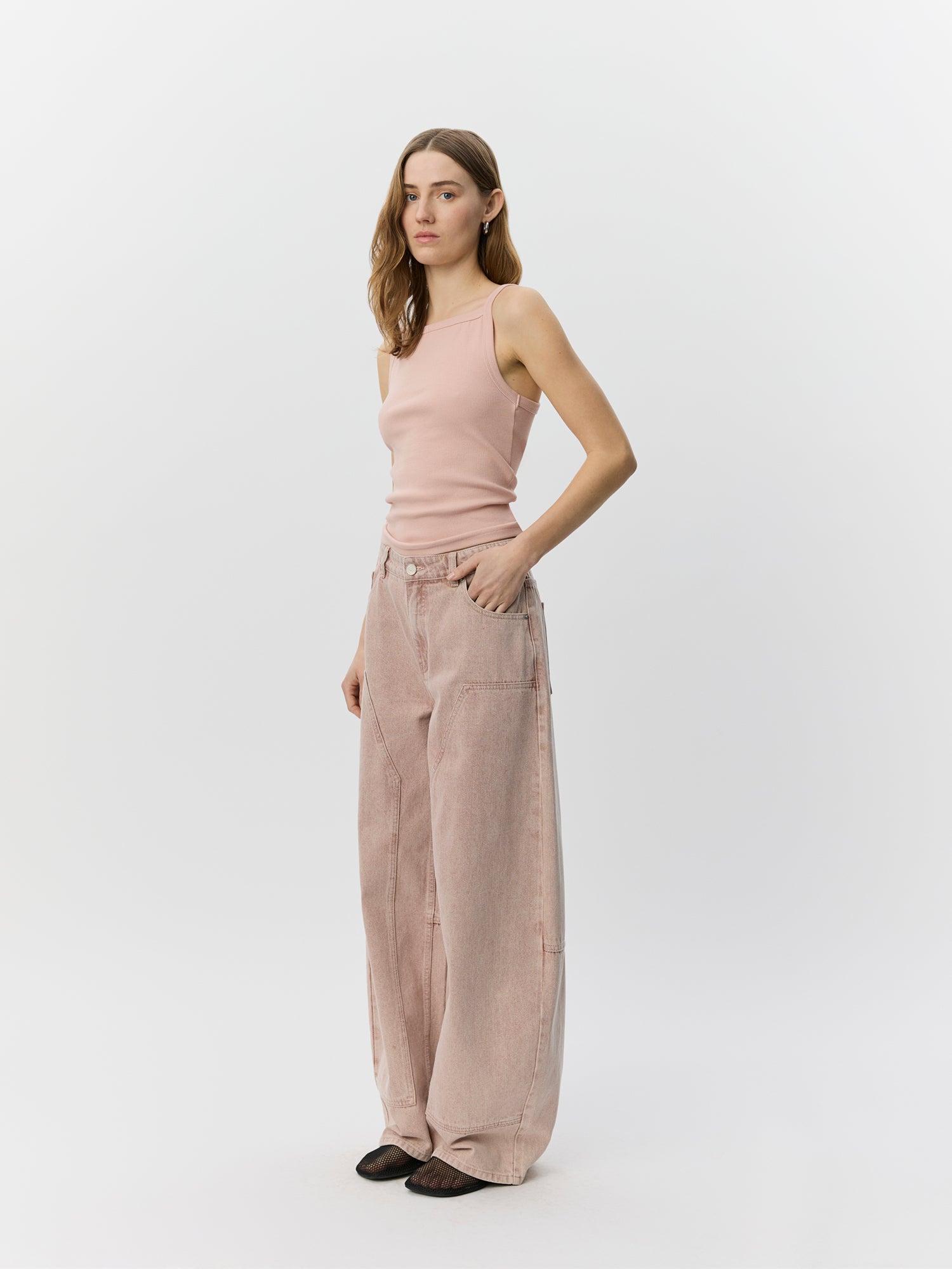 Sofie Schnoor WOMEN SONJASW BARREL FORMEDE JEANS Jeans 9142 Faded Rose Denim