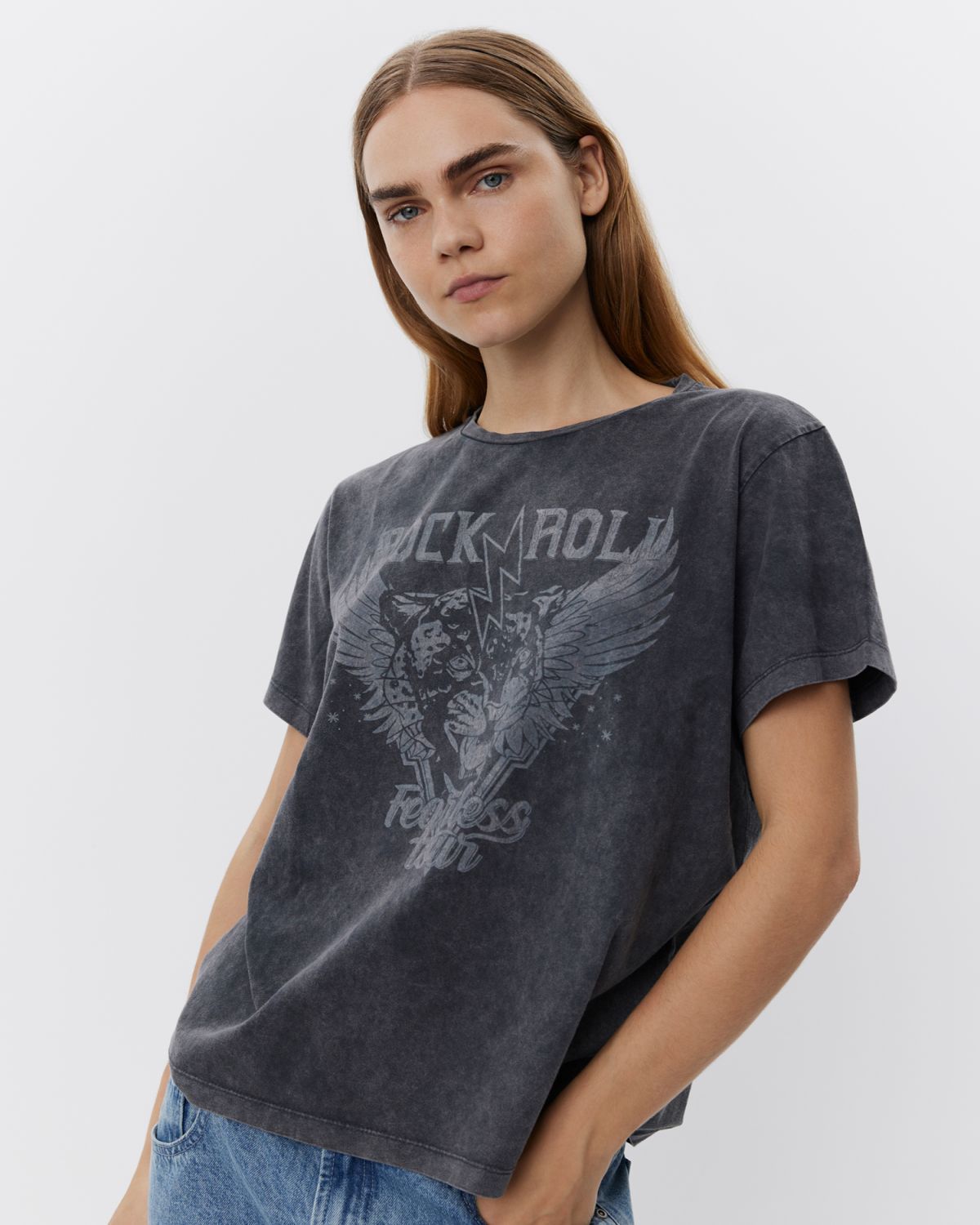 Sofie Schnoor WOMEN ZENASW T-SHIRT T-shirt 1015 Washed black