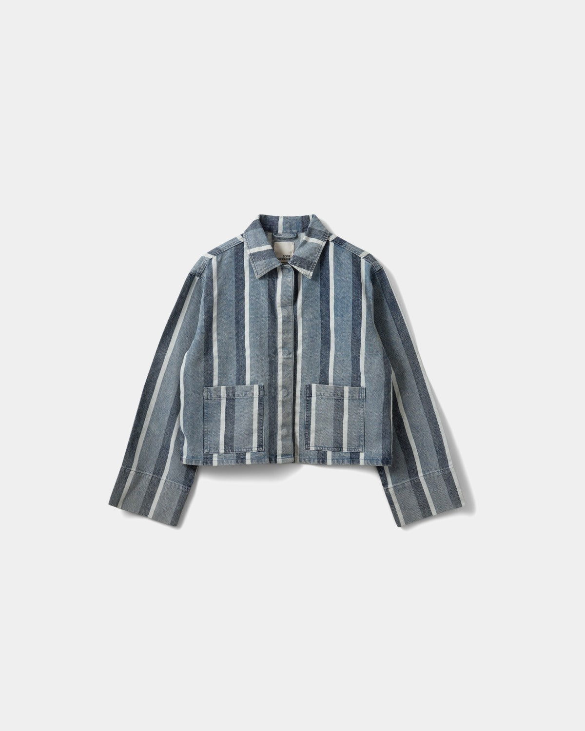 Sofie Schnoor WOMEN TAZASW STRIPET DENIM JAKKE Jakke 5127 Blue&White Denim Stripe