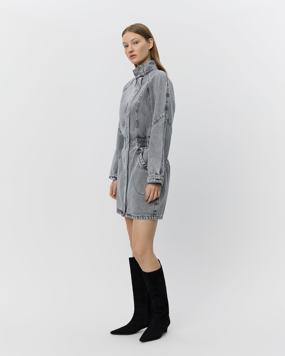 Sofie Schnoor WOMEN THILISW KJOLE Kjole 8052 Stone Grey