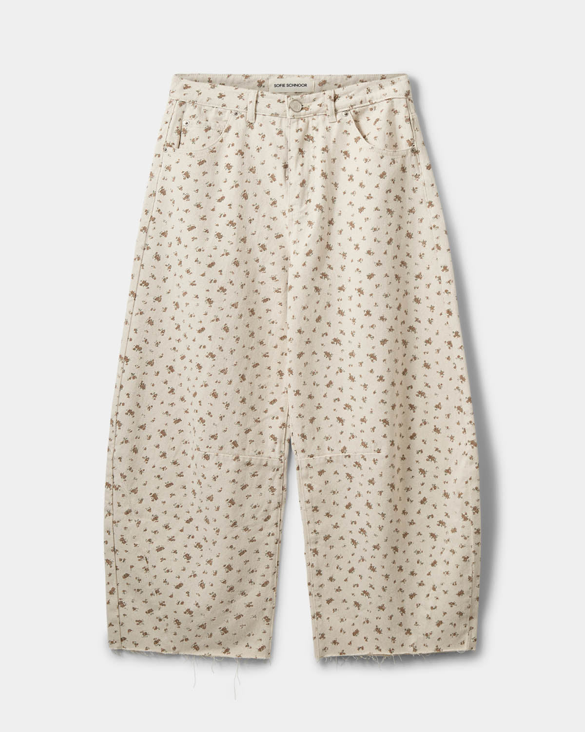 Sofie Schnoor WOMEN TOMARSW CROPPED BARREL JEANS Jeans 5033 Rose Flower