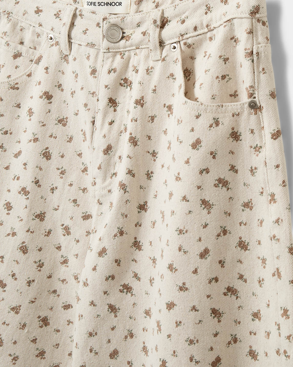 Sofie Schnoor WOMEN TOMARSW CROPPED BARREL JEANS Jeans 5033 Rose Flower