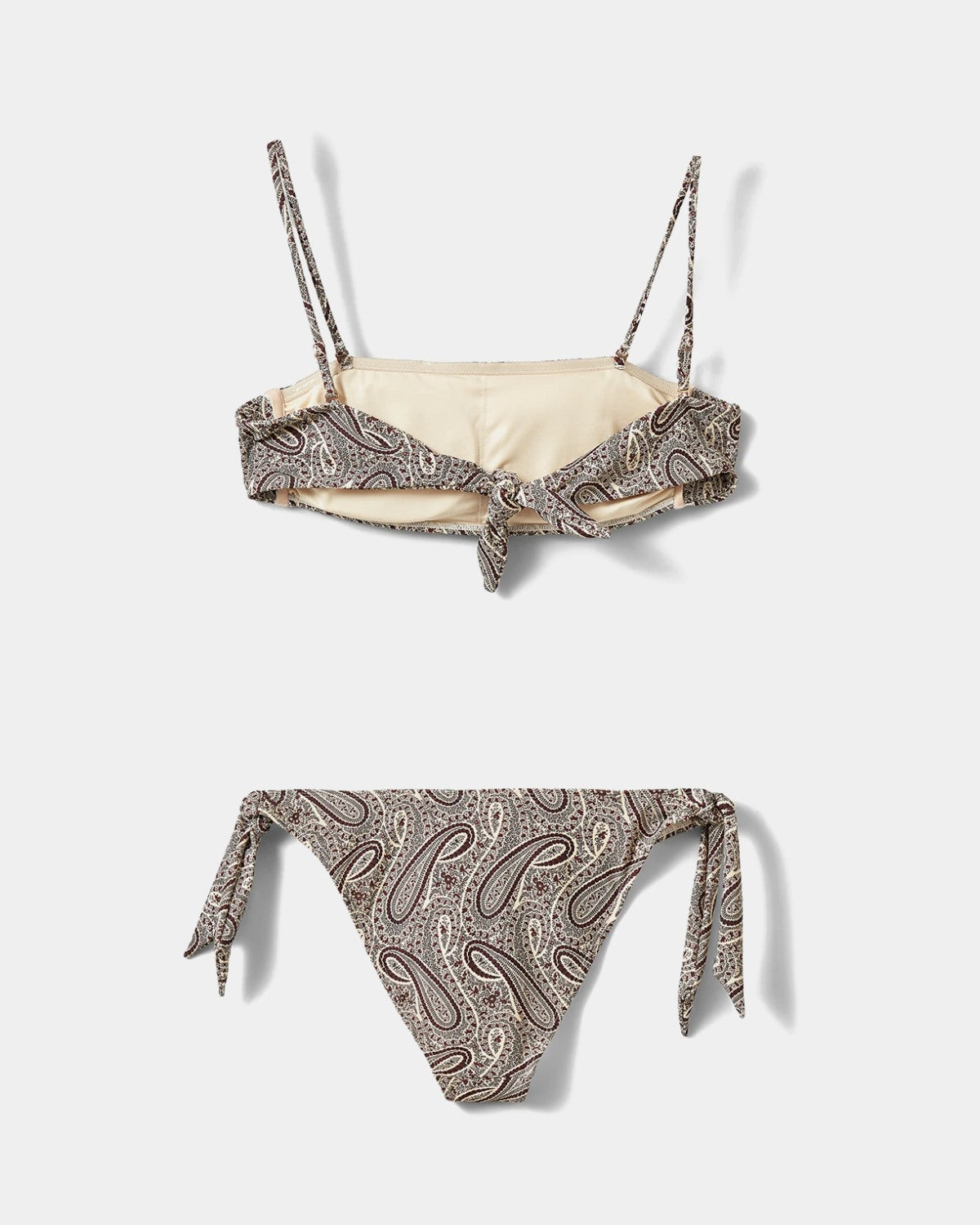 Sofie Schnoor WOMEN VAGASW PAISLEY PRINT BANDEAU BIKINI Bikini 4170 Bordeaux mix Paisley