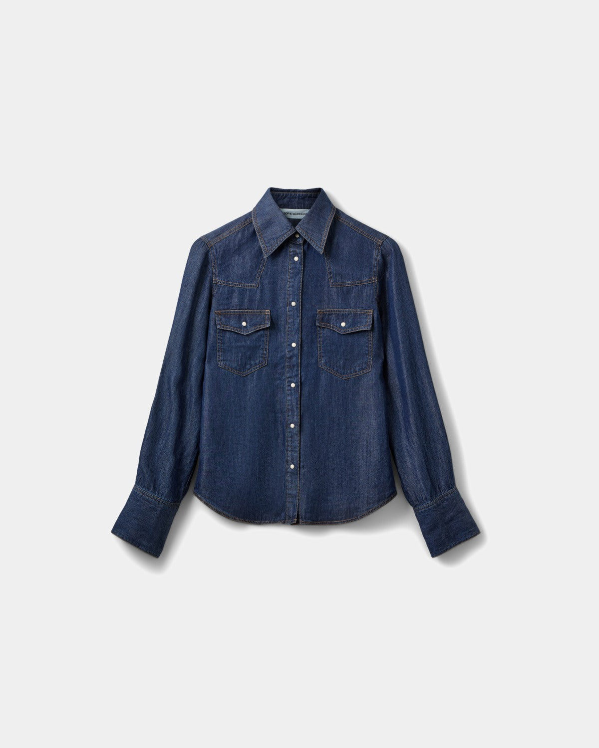 Sofie Schnoor WOMEN WILDYSW DENIM-SKJORTE Skjorte 5090 Dark denim blue