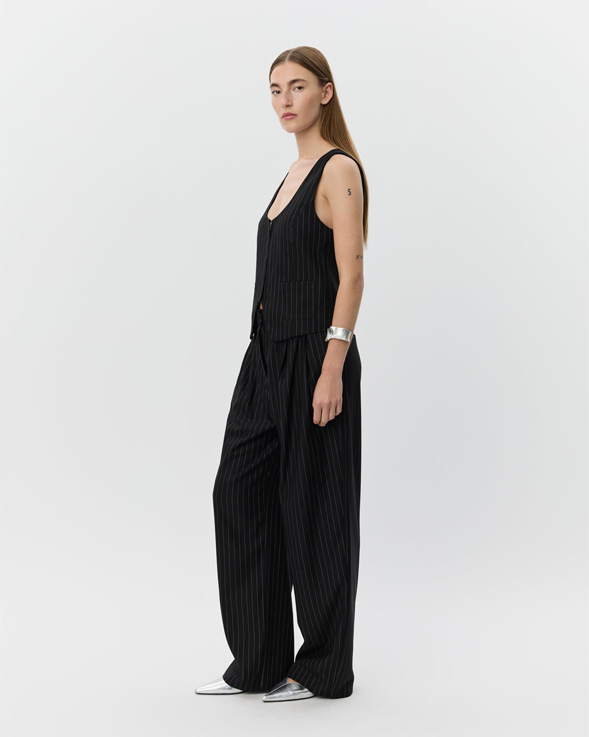 Sofie Schnoor WOMEN YOKOSW VEST Vest 0139 White Black striped