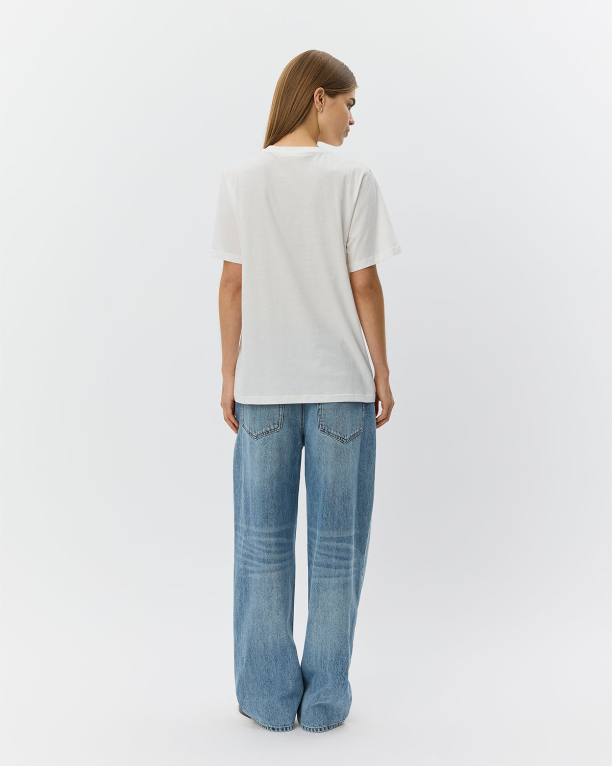 Sofie Schnoor WOMEN ZENASW PRINTET T-SHIRT T-shirt 0124 Snow white