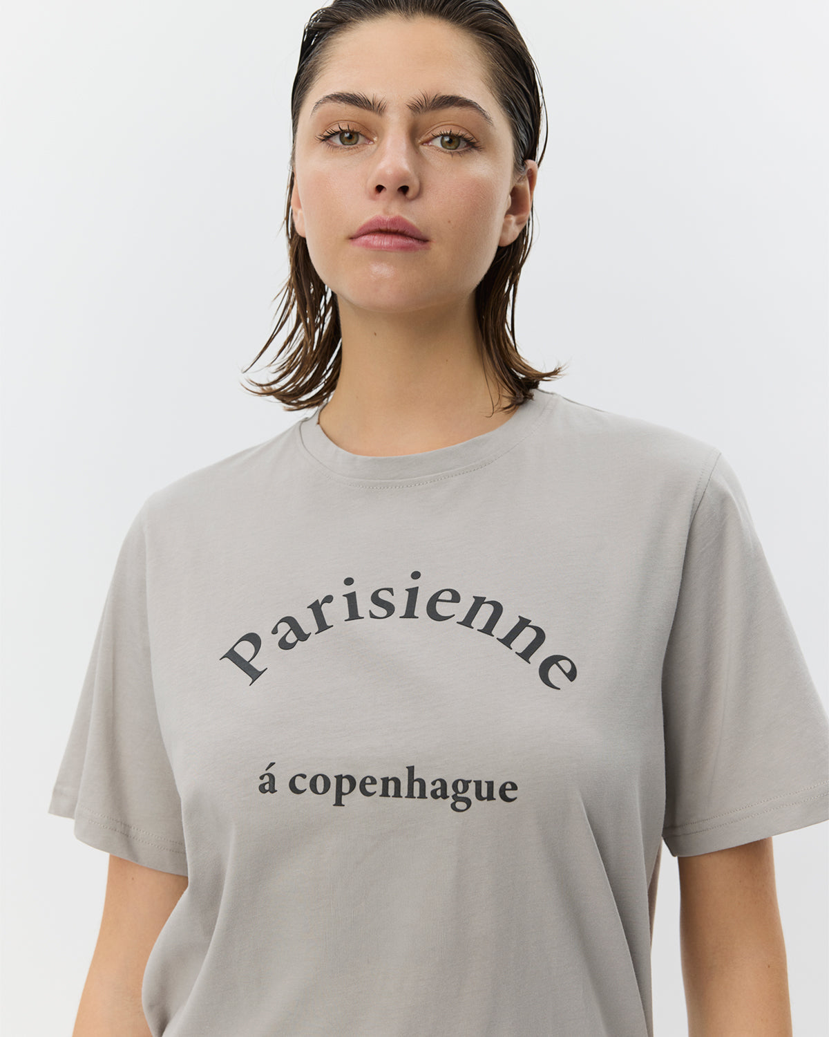 Sofie Schnoor WOMEN ZENASW PRINTET T-SHIRT T-shirt 8021 Dark grey