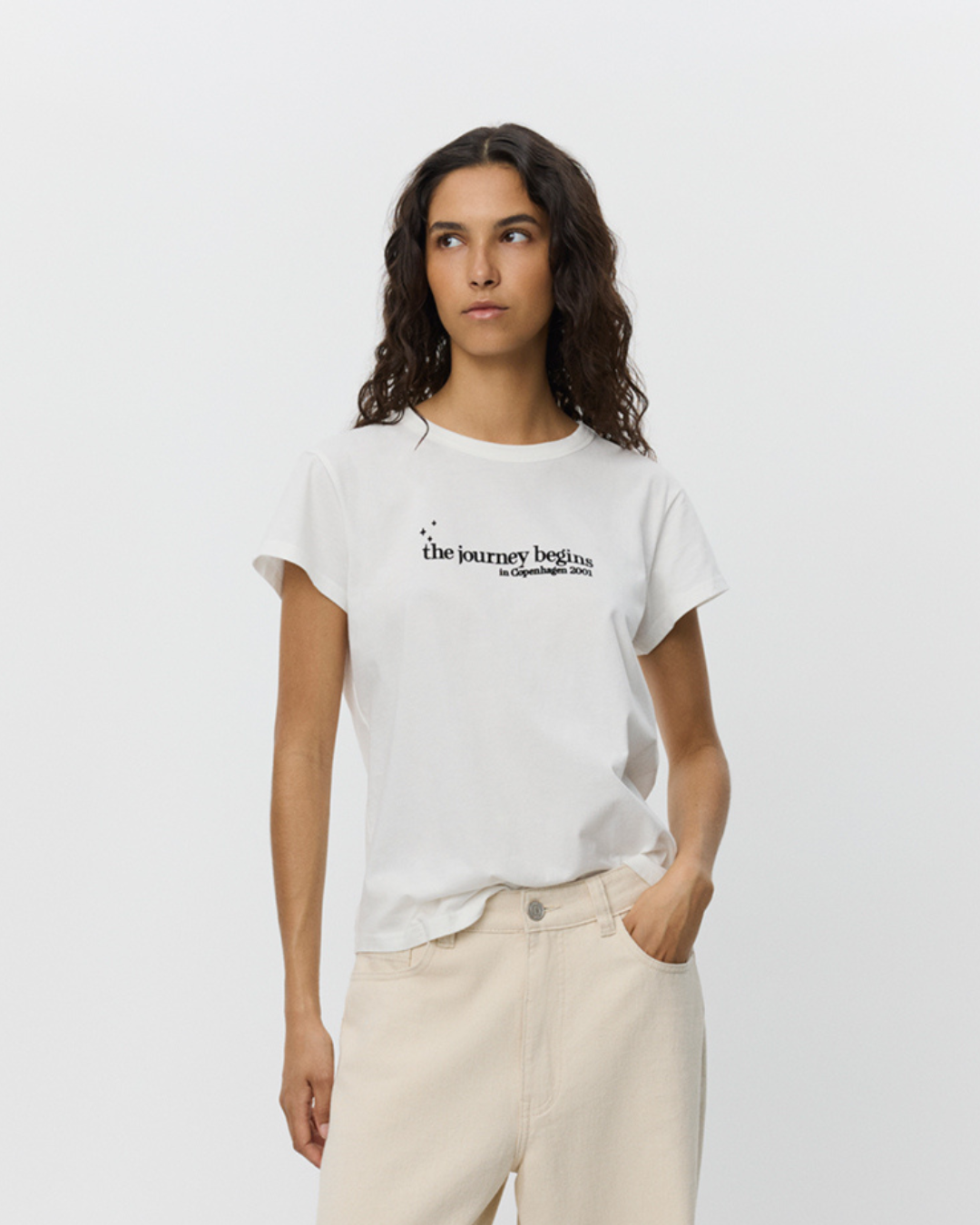 Sofie Schnoor WOMEN ZOEYSW T-SHIRT T-shirt 0124 Snow white