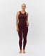 ADELASPO LEGGINGS - Burgundy