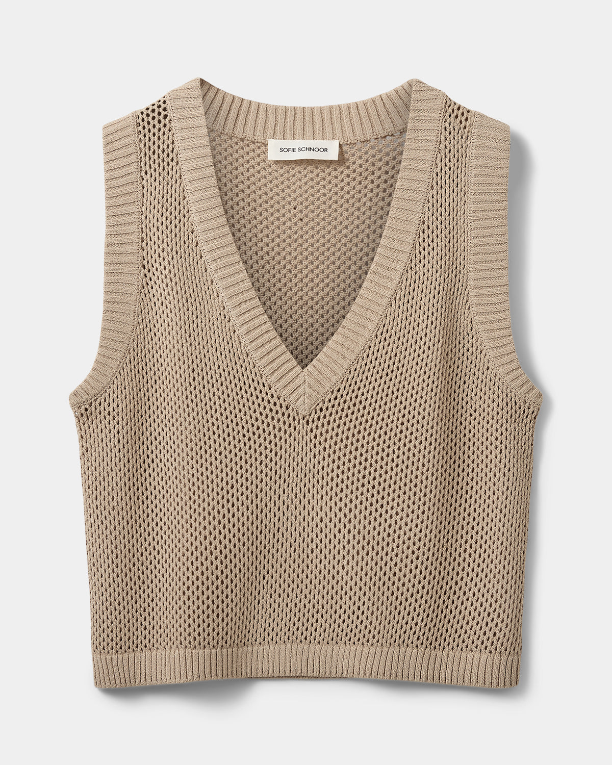 Sofie Schnoor WOMEN AELLESW STRIK VEST Strik 8058 Feather Gray