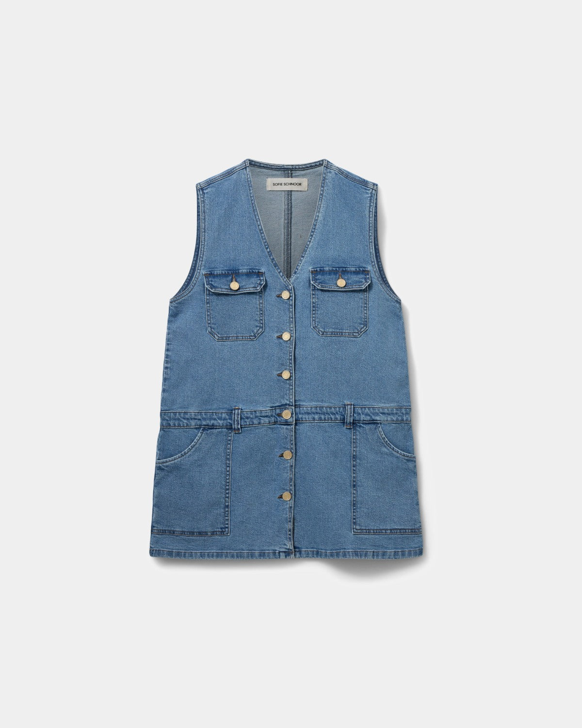 Sofie Schnoor WOMEN ALBERTINESW KJOLE Kjole 9106 Denim Blue