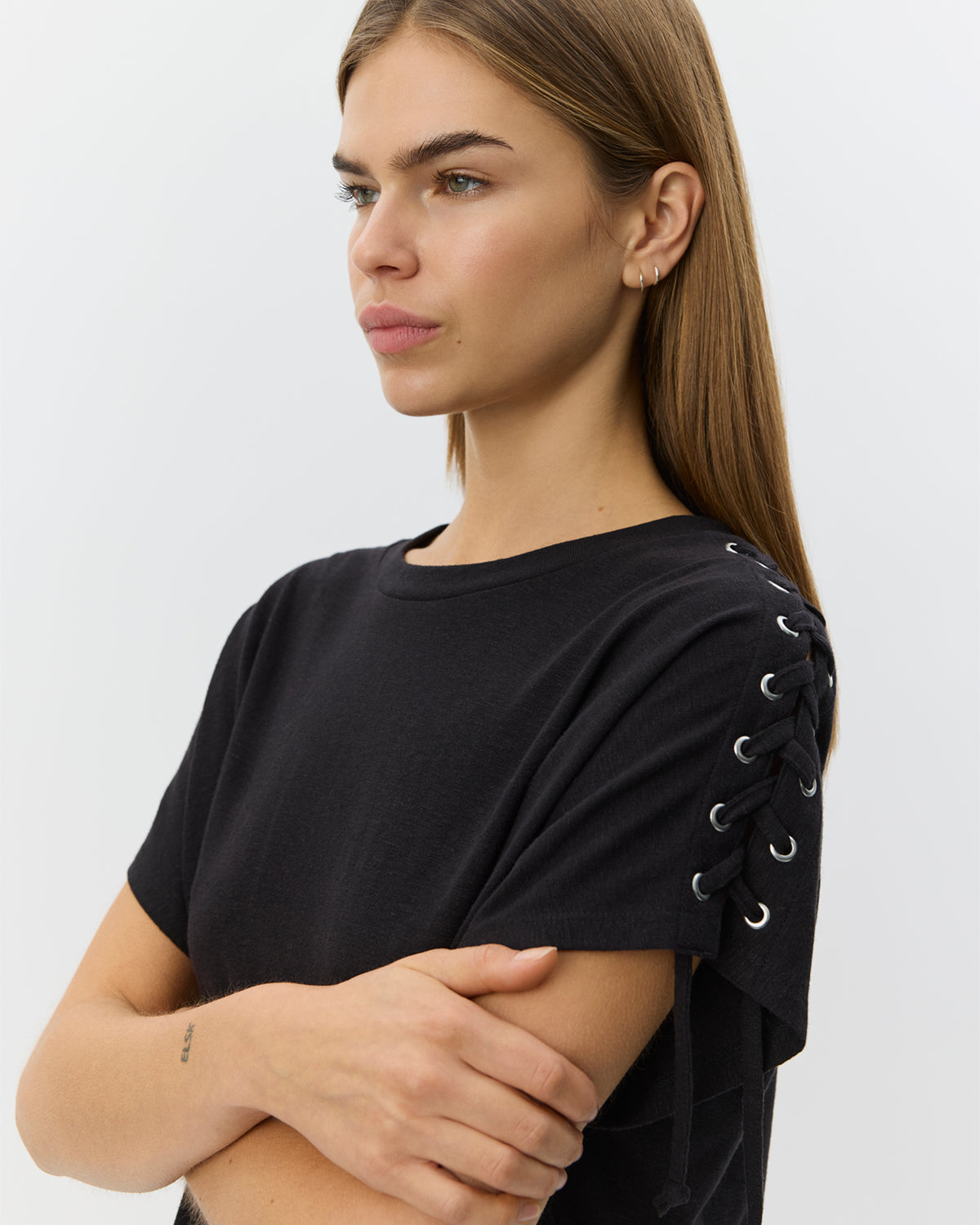 Sofie Schnoor WOMEN ALEIDSW HØR MIX T-SHIRT T-shirt 1000 Black