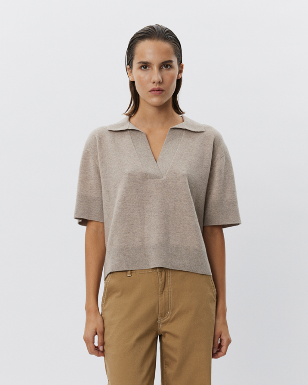 Sofie Schnoor WOMEN AMALYSW BLUSE Bluse 7071 Brown melange