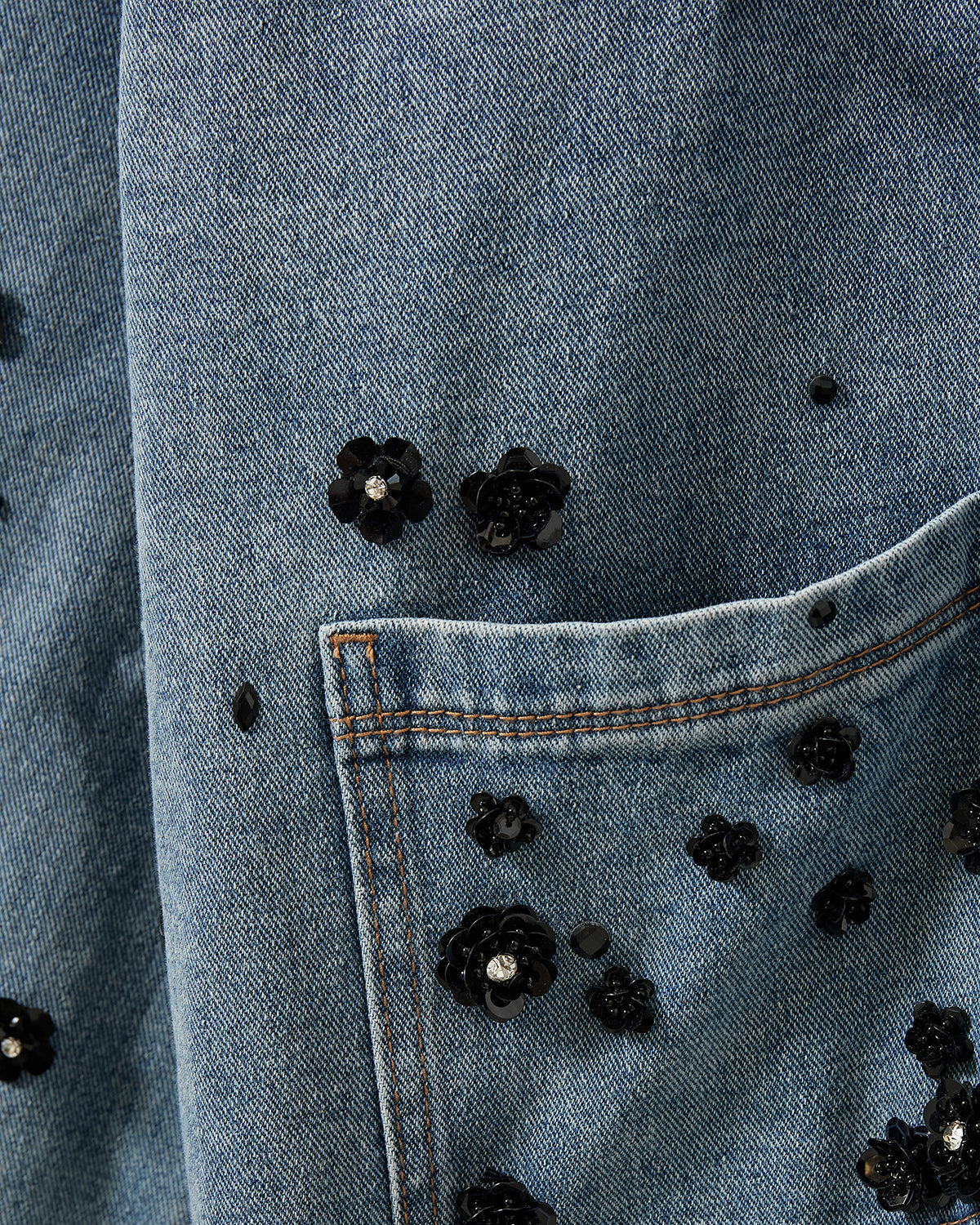 Sofie Schnoor WOMEN AMAYASW BOXY DENIM JAKKE Jakke 5002 Denim blue