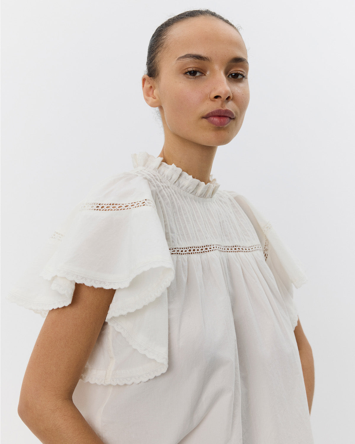 Sofie Schnoor WOMEN ANAISSW BLUSE Bluse 0101 Off white