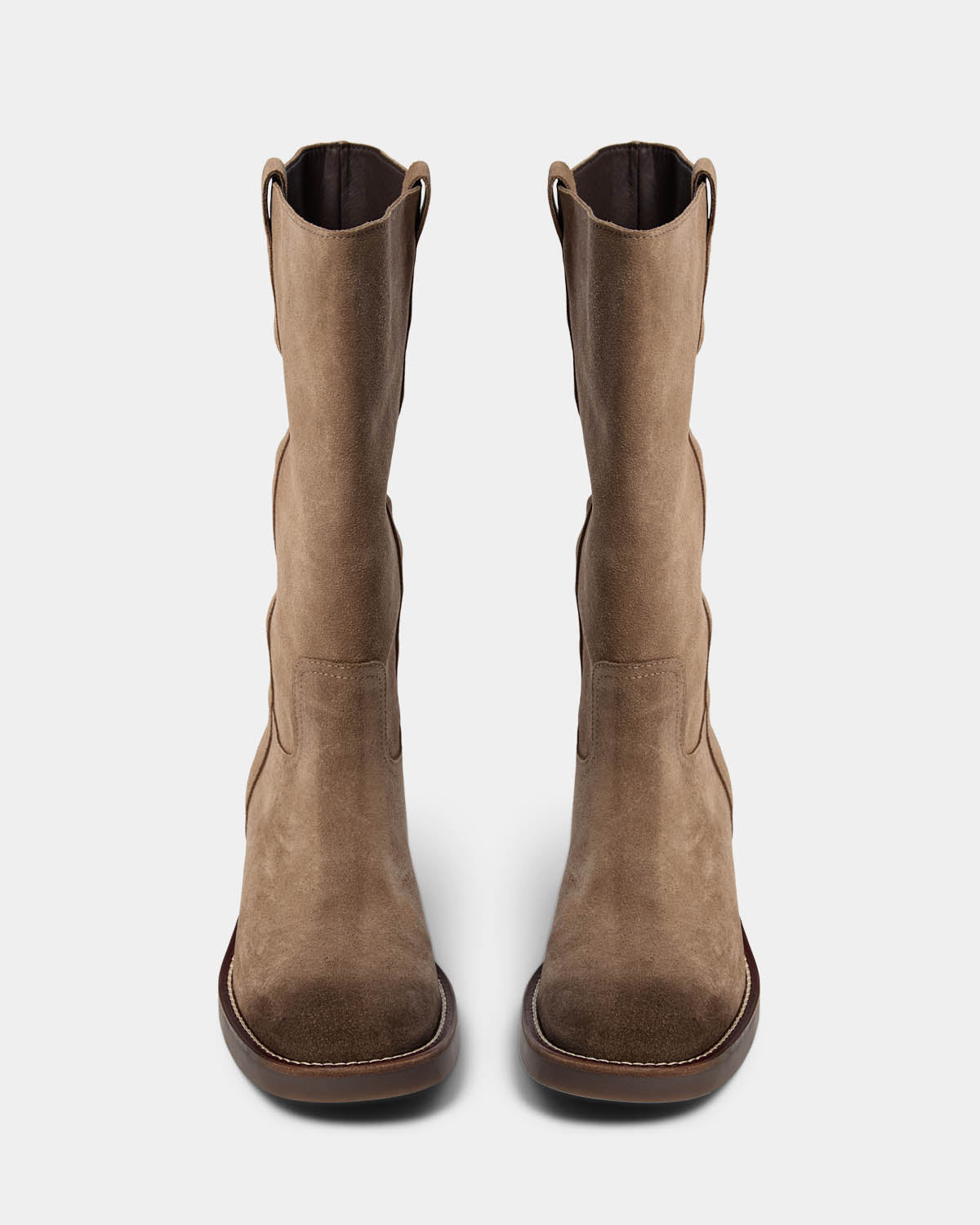 Sofie Schnoor WOMEN ANKLE HIGH SUEDE BOOT Støvle 7042 Dark sand