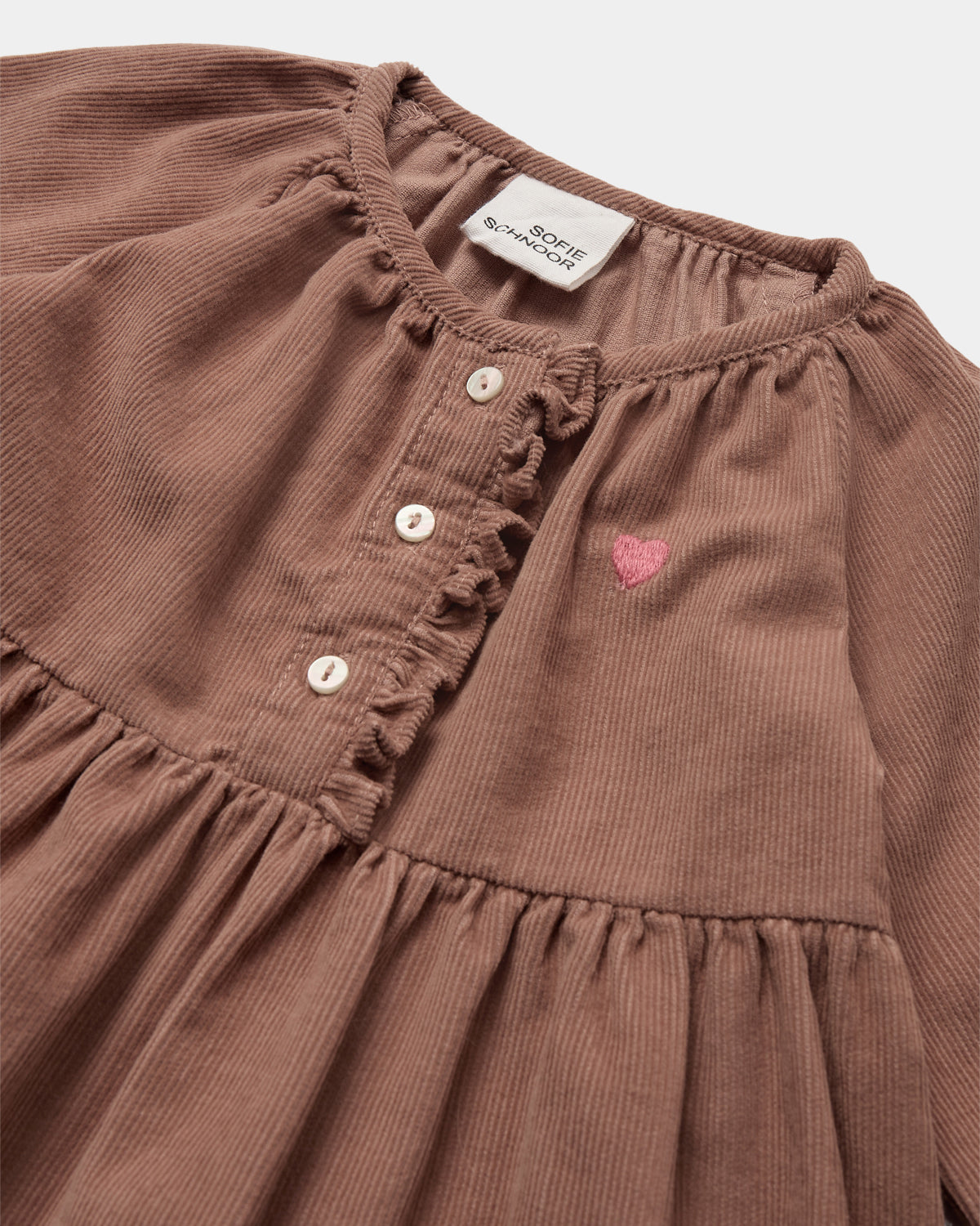 Sofie Schnoor BABY ANNASB KJOLE Kjole 7121 Rosy brown