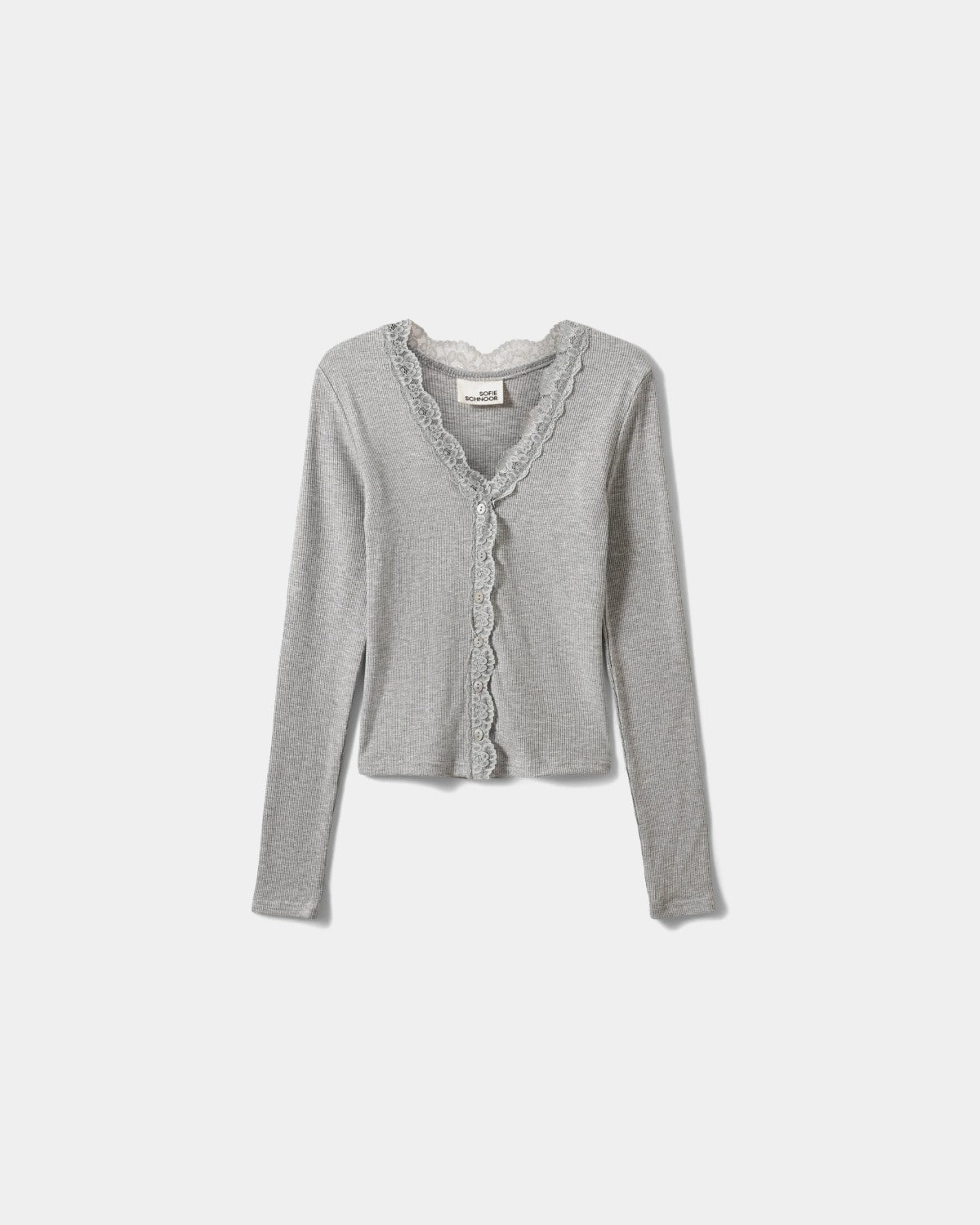 Sofie Schnoor YOUNG ANYIASY CARDIGAN Cardigan 8010 Grey melange