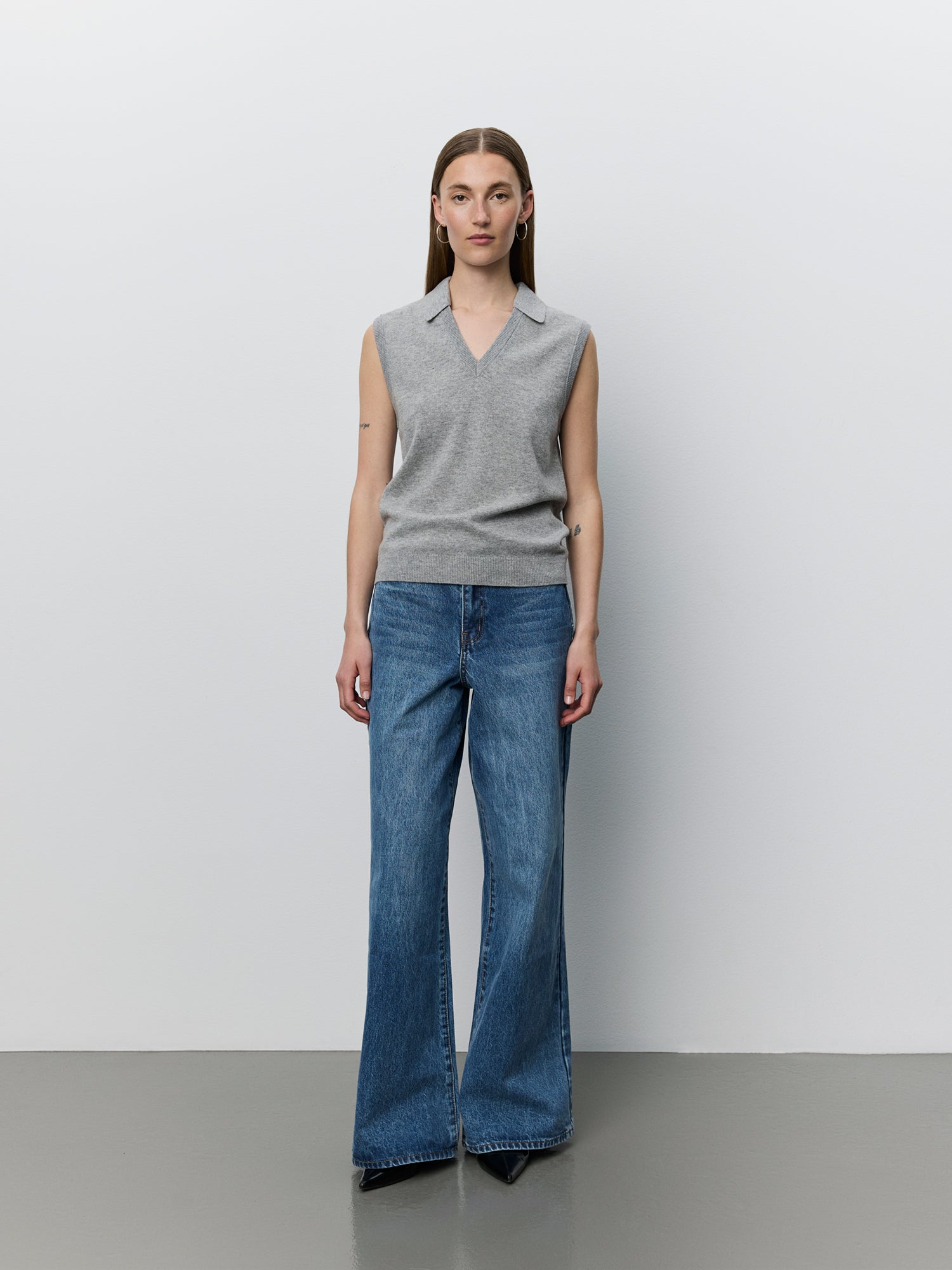 Sofie Schnoor WOMEN APPLESW VEST Vest 8010 Grey melange