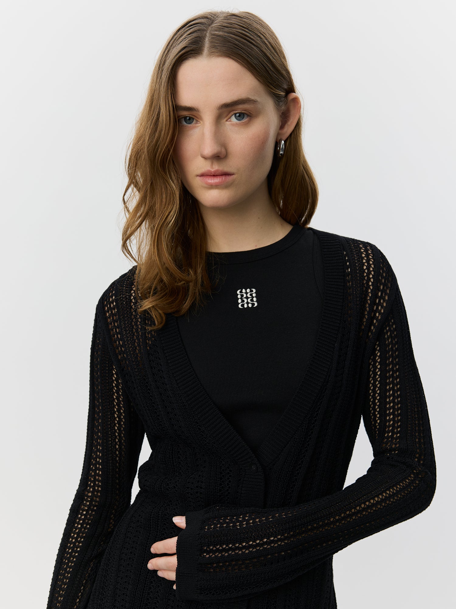 Sofie Schnoor WOMEN AYRASW STRIK CARDIGAN Strik 1000 Black