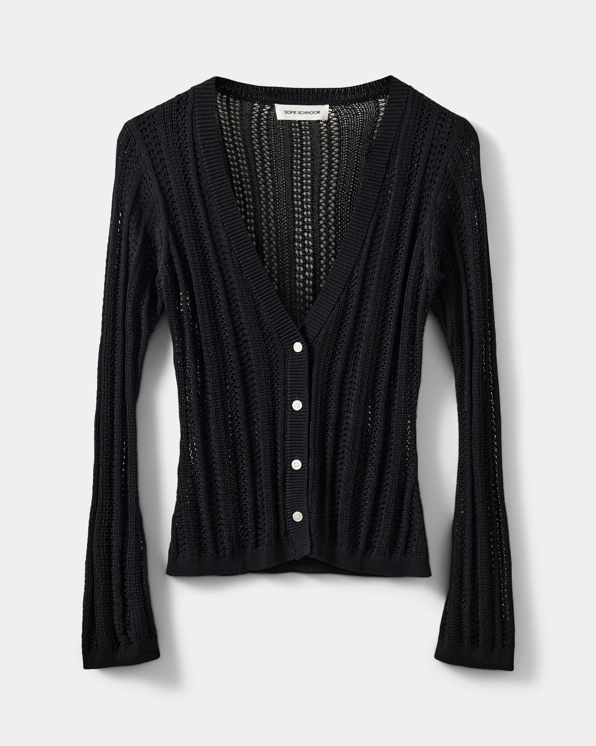 Sofie Schnoor WOMEN AYRASW STRIK CARDIGAN Strik 1000 Black