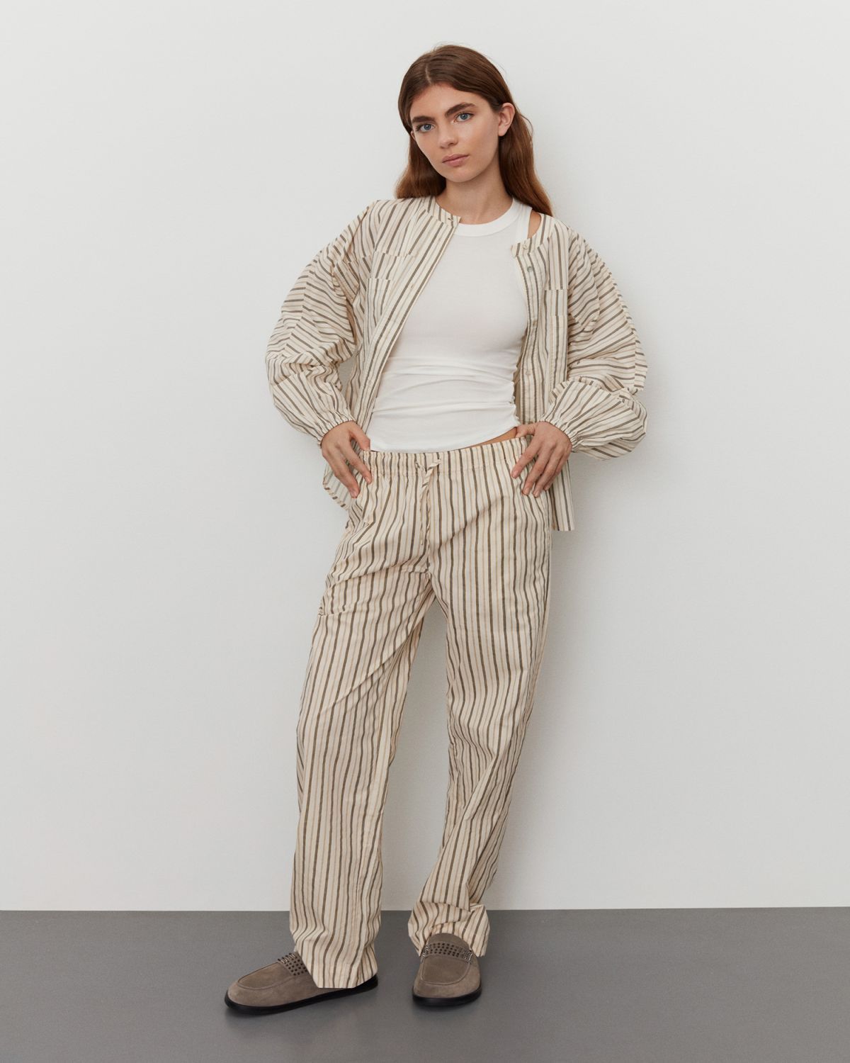 Sofie Schnoor WOMEN AbigaileSW Buks Buks 0140 Off White Striped