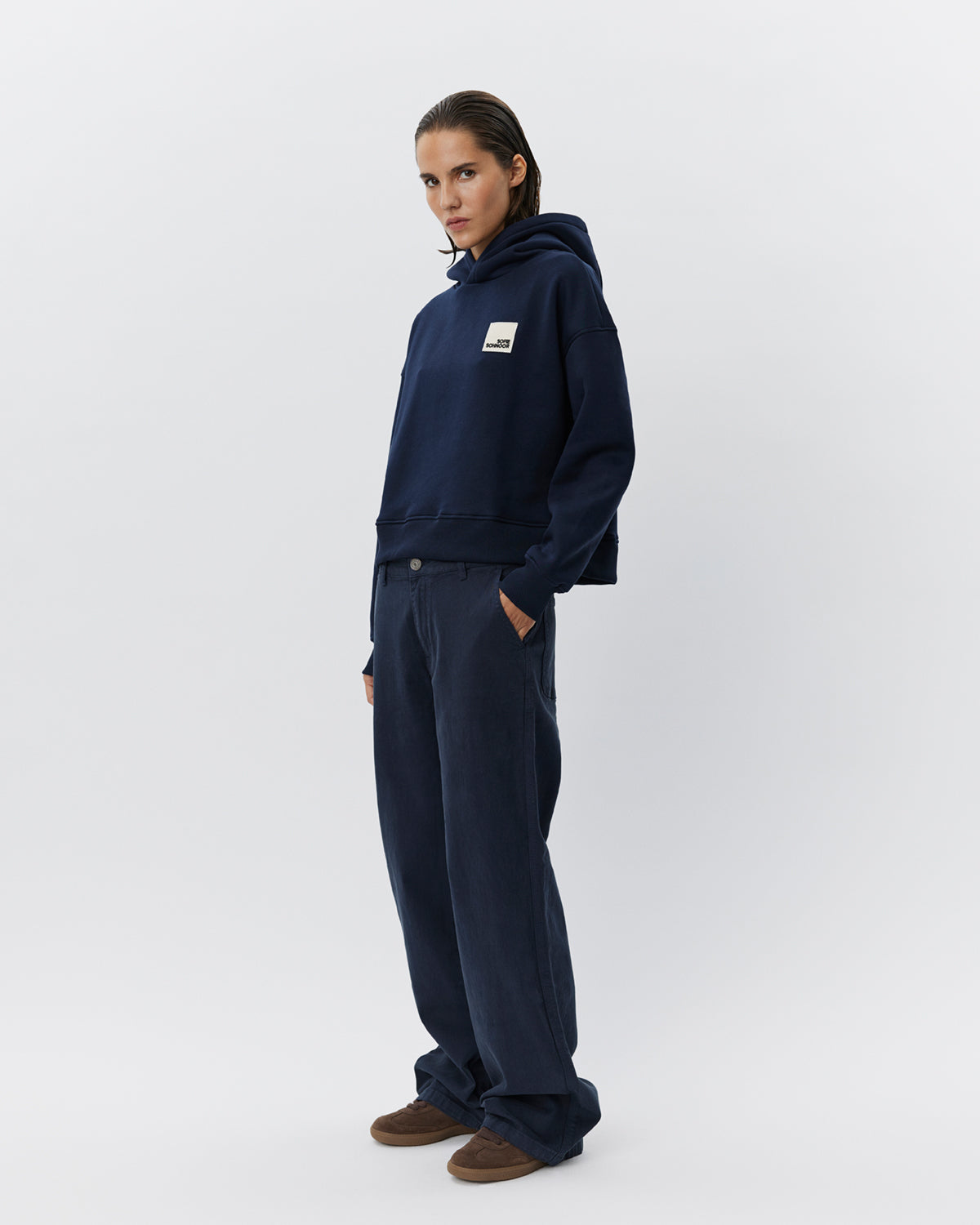 Sofie Schnoor WOMEN BASIKSW HÆTTETRØJE Hættetrøje 5119 Navy Blue