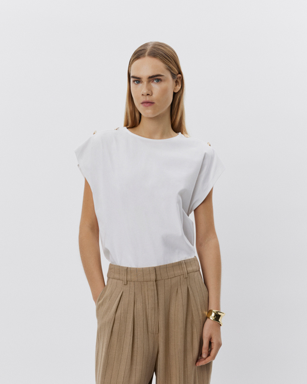 Sofie Schnoor WOMEN BAYSW T-SHIRT T-shirt 0132 Brilliant White