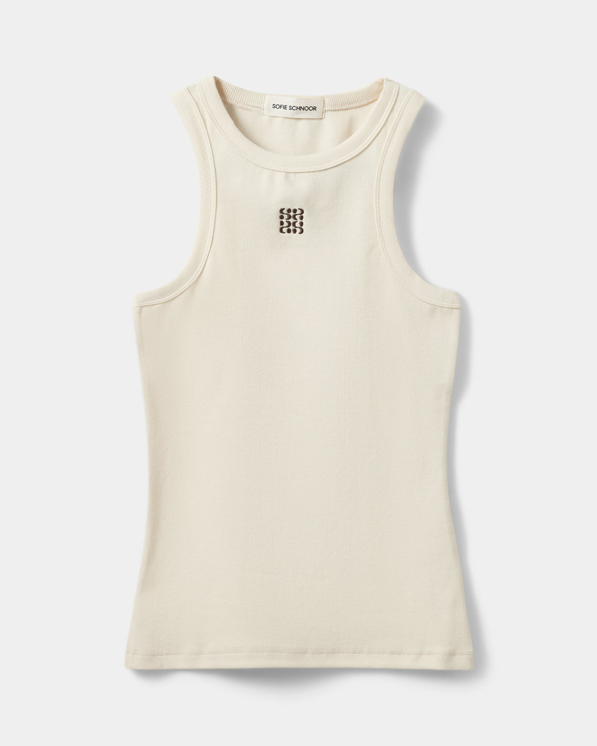Sofie Schnoor WOMEN BECASW RIB TANK TOP Top 0159 Cream White