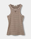 BECASW STRIBET RIB TANK TOP