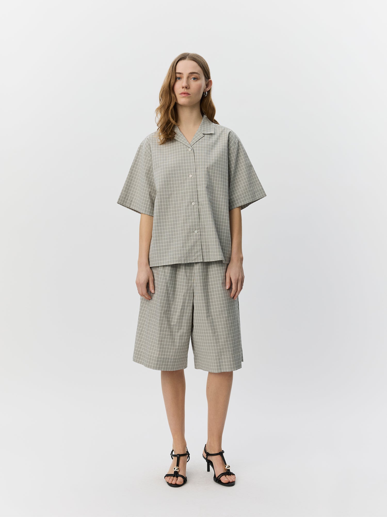 Sofie Schnoor WOMEN BLAIRSW BERMUDA SHORTS Shorts 8040 Grey check