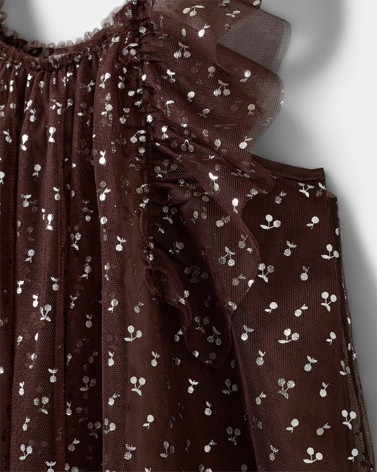 Sofie Schnoor KIDS BLOSSOMSK KJOLE Kjole 7052 Brown