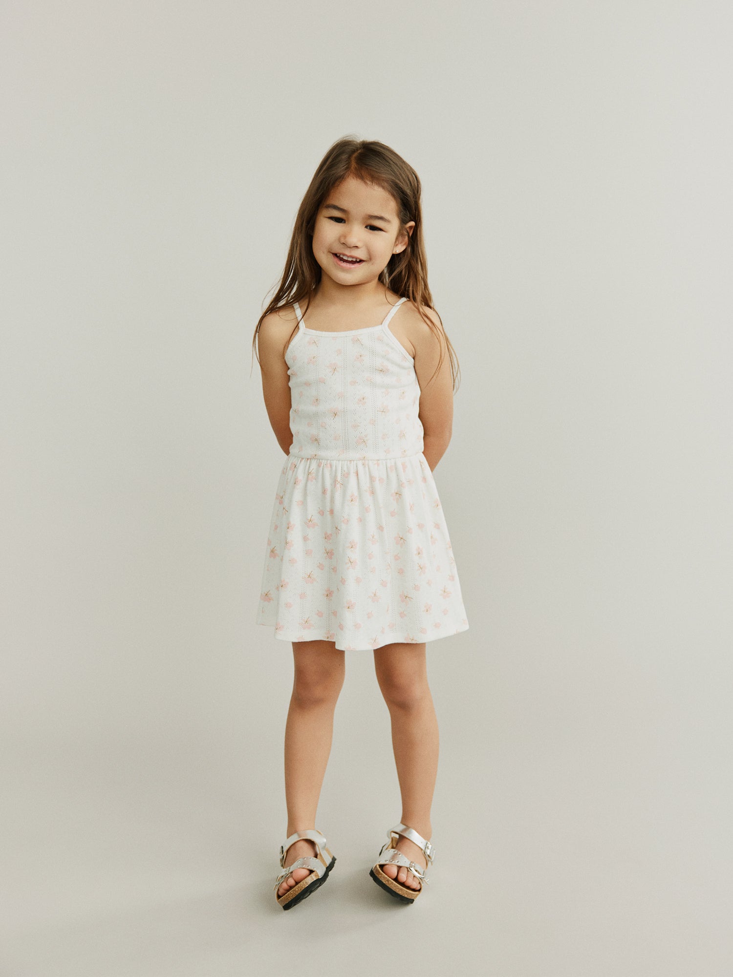 Sofie Schnoor KIDS BobbieKB Kjole Kjole 9139 Off White - Light Pink