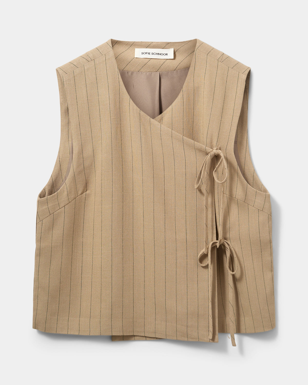 Sofie Schnoor WOMEN CAILINSW VEST Vest 7118 Light Brown Striped