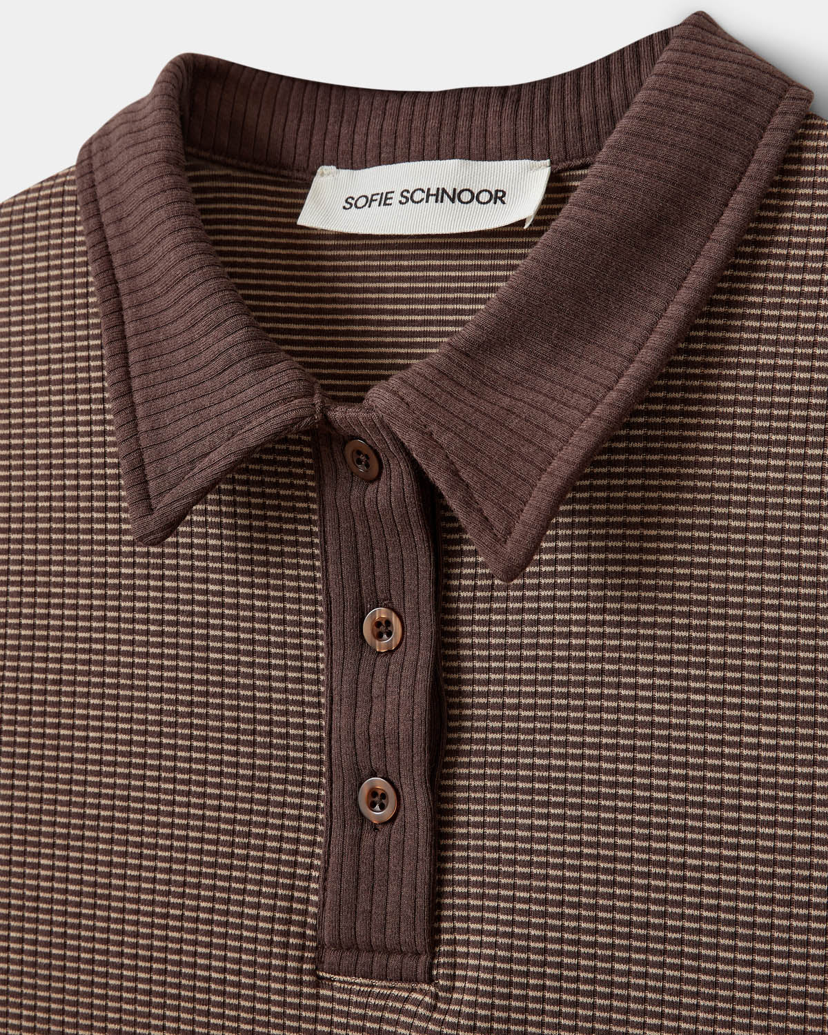 Sofie Schnoor WOMEN CALISTASW POLO T-SHIRT T-shirt 7113 Brown Striped