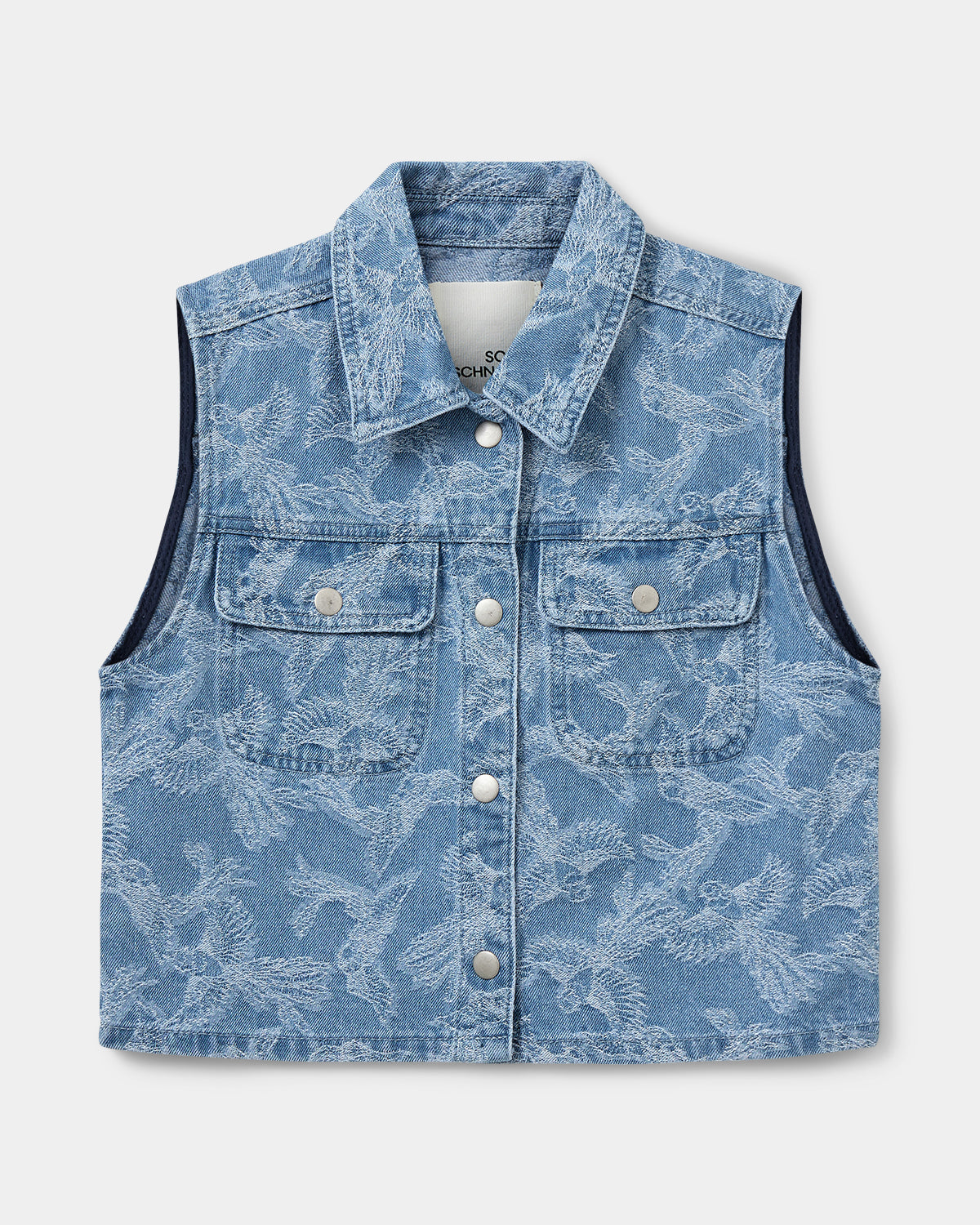 Sofie Schnoor YOUNG CAROLESY JAKKE Vest 5086 Light denim blue