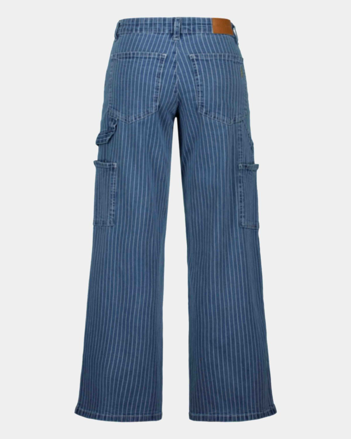 Sofie Schnoor YOUNG CIANNASY JEANS Jeans 5094 Light Blue striped