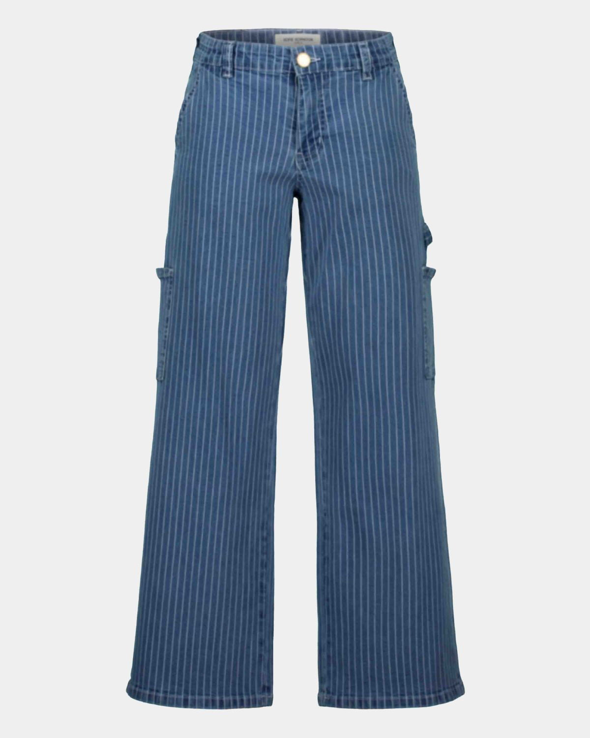 Sofie Schnoor YOUNG CIANNASY JEANS Jeans 5094 Light Blue striped