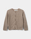 CISSESK CARDIGAN - Brown melange
