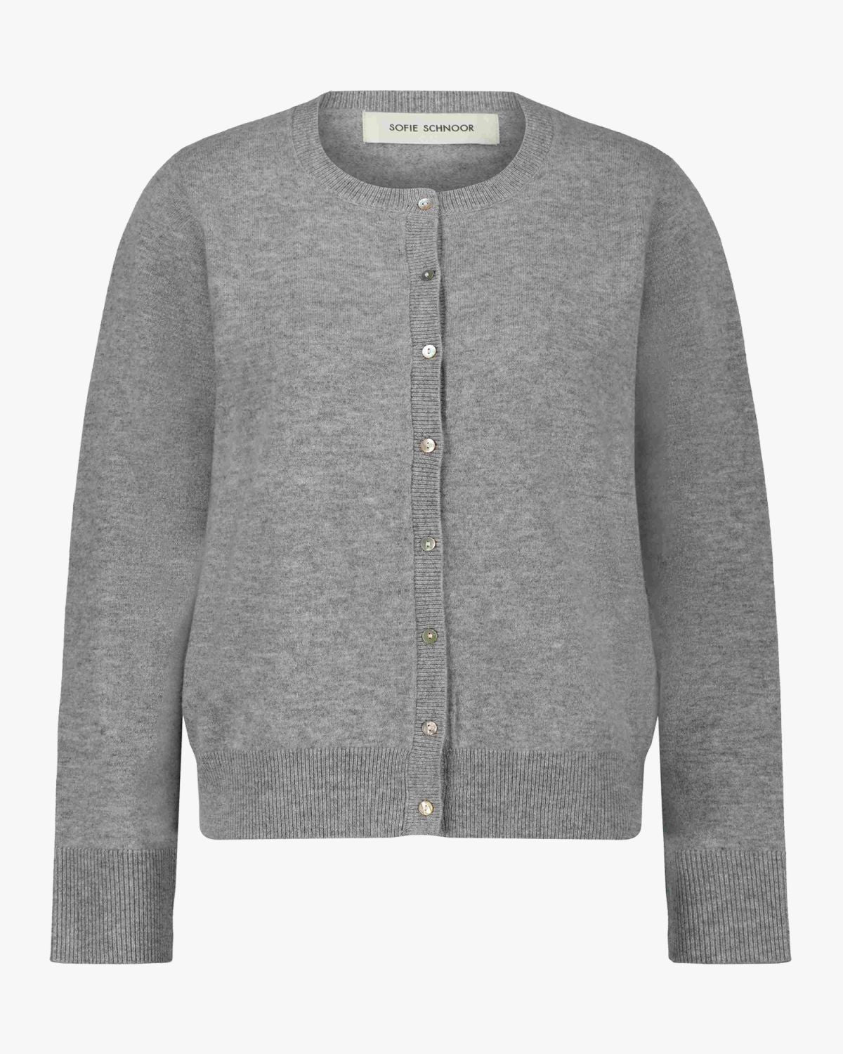 Sofie Schnoor WOMEN CISSESW CARDIGAN Cardigan 8010 Grey melange