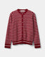 CISSESW STRIBET CARDIGAN - Red Striped