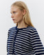 CISSESW STRIBET CARDIGAN - Dark Blue striped