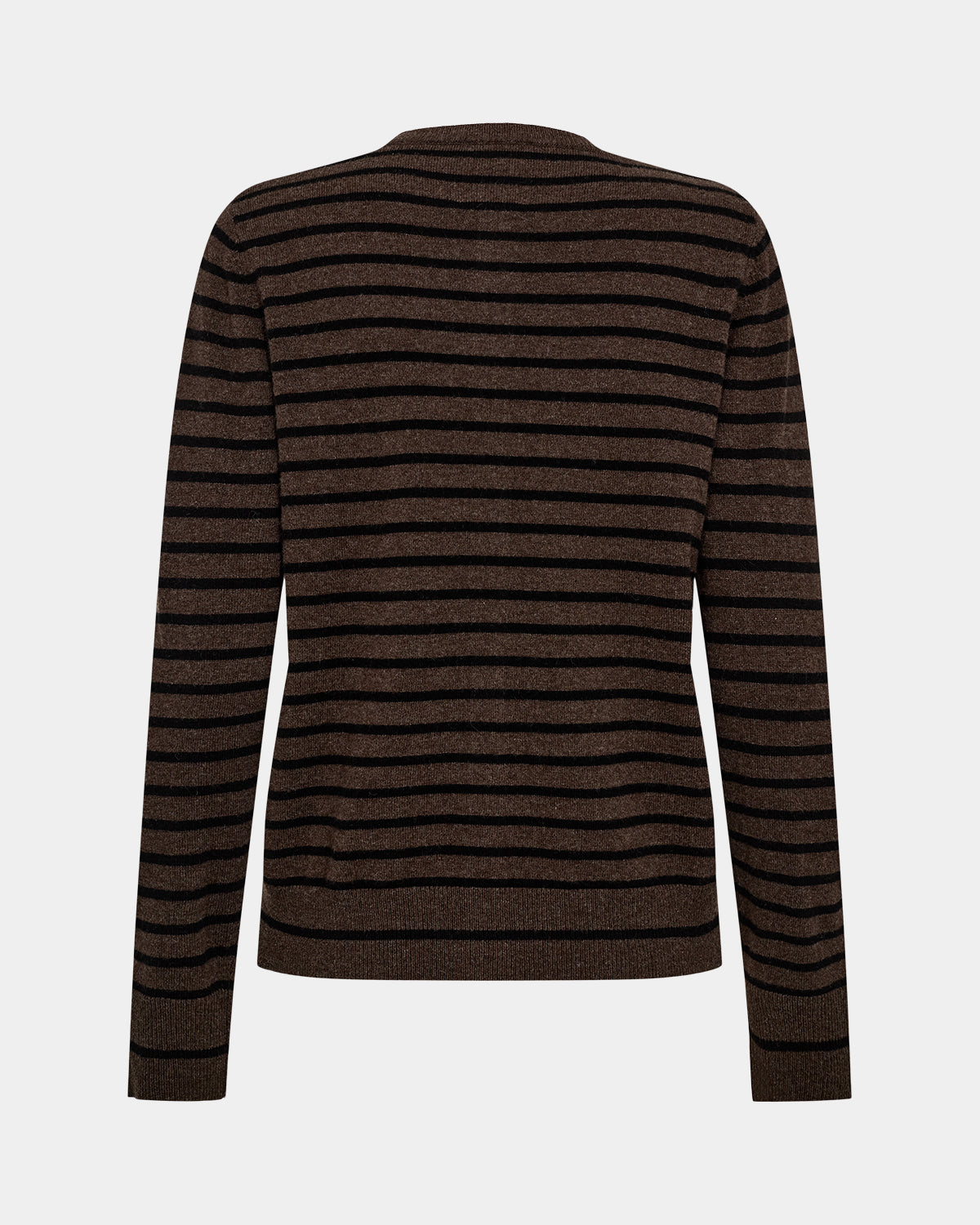 Sofie Schnoor WOMEN CISSESW STRIBET CARDIGAN Cardigan 7141 Dark Brown Black striped