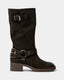CLARISSASW STØVLE - Dark brown