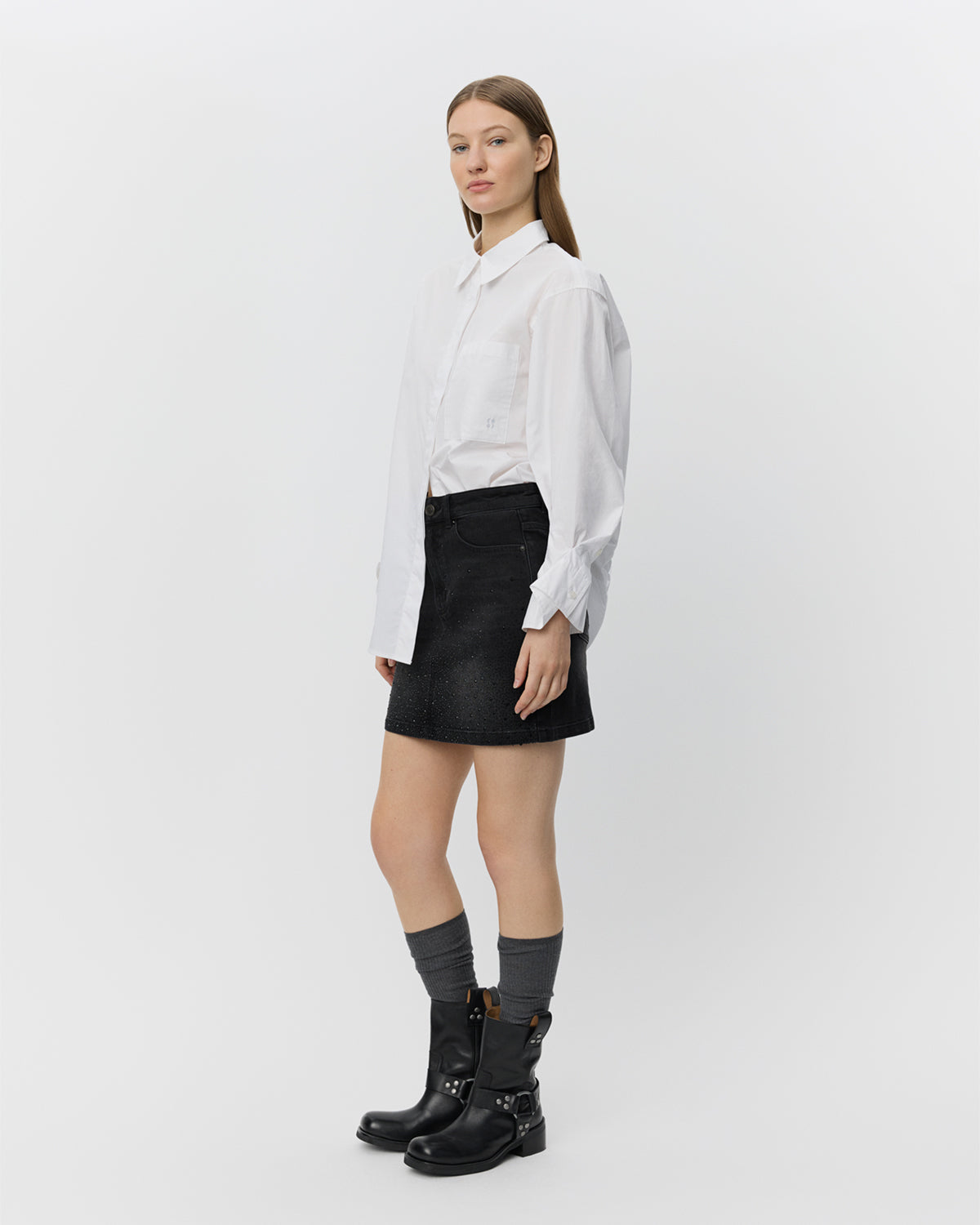 Sofie Schnoor WOMEN DANDYSW NEDERDEL Nederdel 1015 Washed black